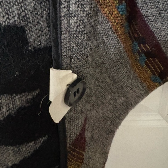 American Rag Multicolor Geometric Coat - Picture 6 of 6